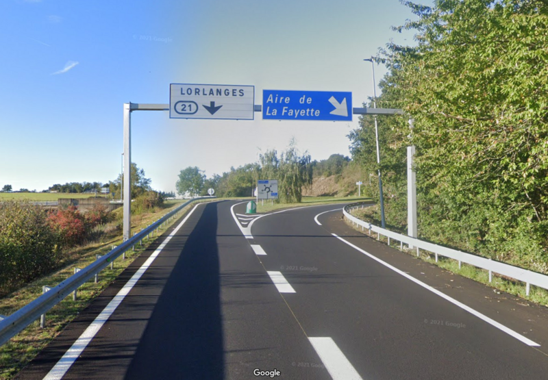 Aire de la Fayette - A75