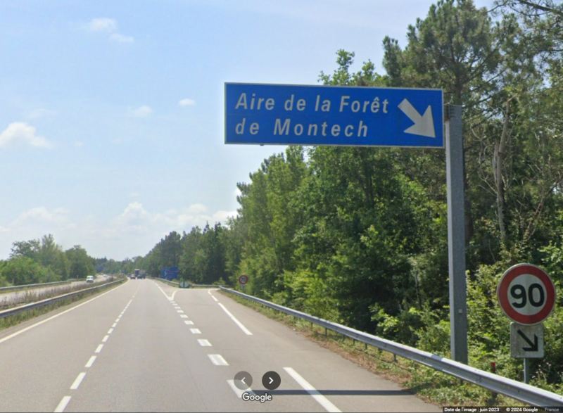 Forêt de Montech ou Aire de la Forêt de Montech