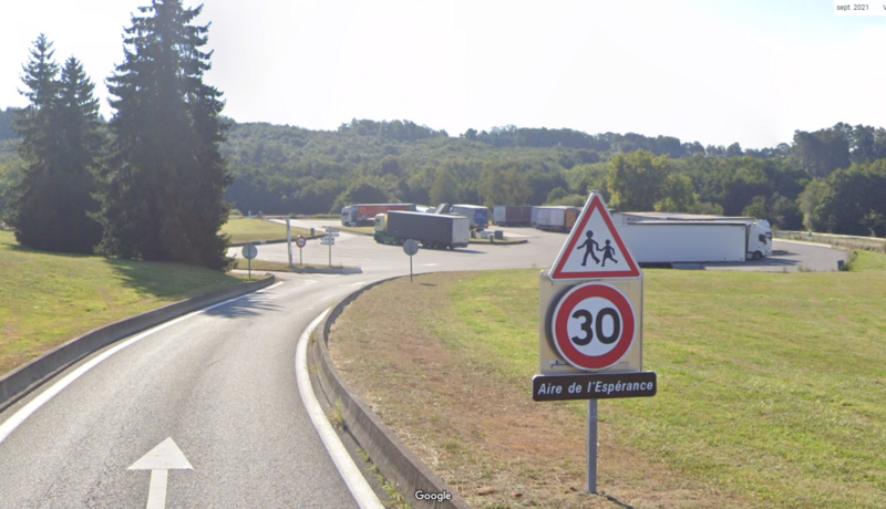 Aire de repos de l espérance - N145