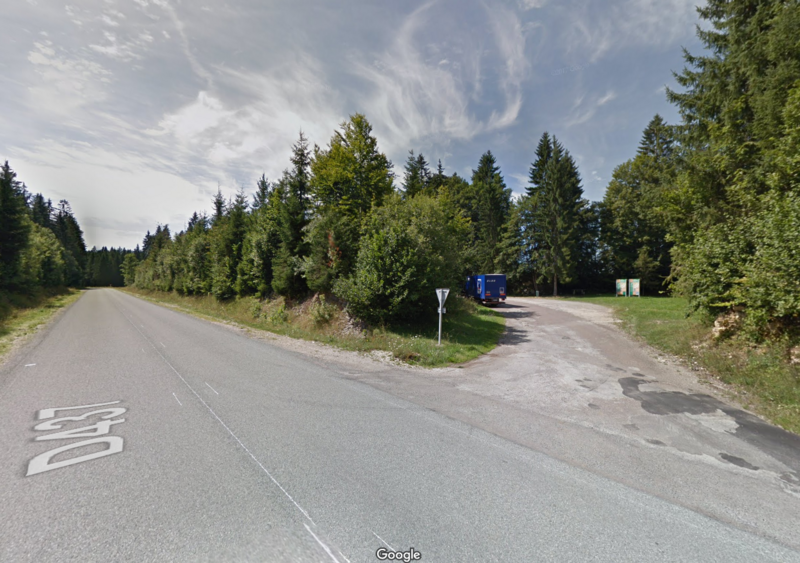 Parking de la Chenalotte - Aire de repos entre le Russey et Morteau