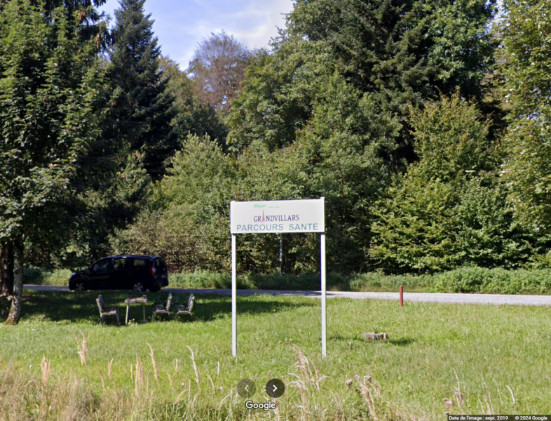 Aire de repos sortie Grandvillars direction Boron